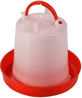 BEBEDOUROS PARA AVES COM GANCHO PLÁSTICO - 1,5 L